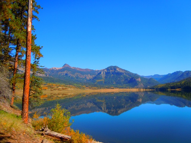 Williams Lake View.. from a Motorcycle camp