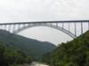 New River Gorge Bridge from the river