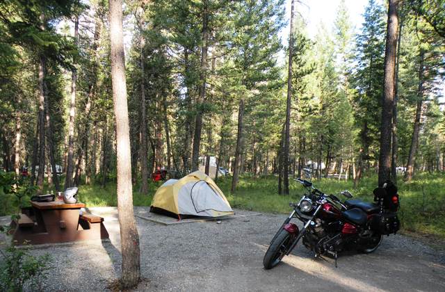 Road Star Raider camped in British Columbia