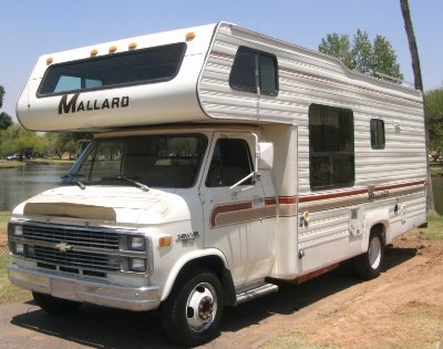 clean old used motorhome